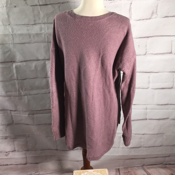 Madewell Chronicle Textured Pullover in Purple - Picture 6 of 8
